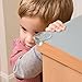 BABY CORNER GUARDS 8 PIECE & 4 DOOR STOPPERS - CHILD PROOFING SPECIAL KIT. PROTECT YOUR KIDS FROM DAMAGE, CARE ABOUT CHILD SAFETY