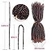 4 Pack Spring Twist Braids Ombre Colors Crochet Braids Synthetic Braiding Hair Extensions Low Temperature Fiber 8inch 100g (8 INCH, T1B/27)
