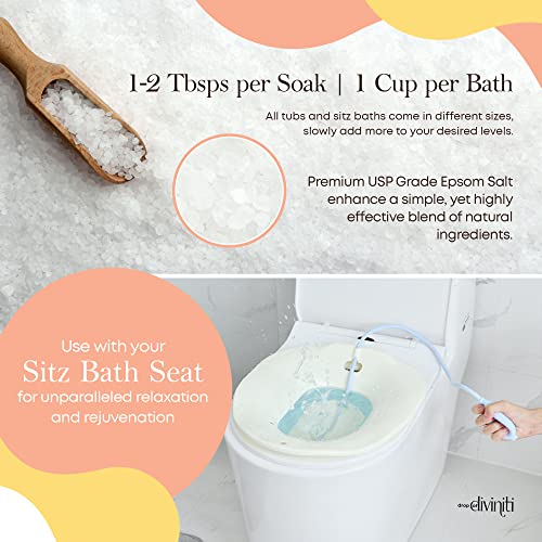 Drop of DiviniTi Sitz Bath Salt Use with Sitz Bath for Hemorrhoids