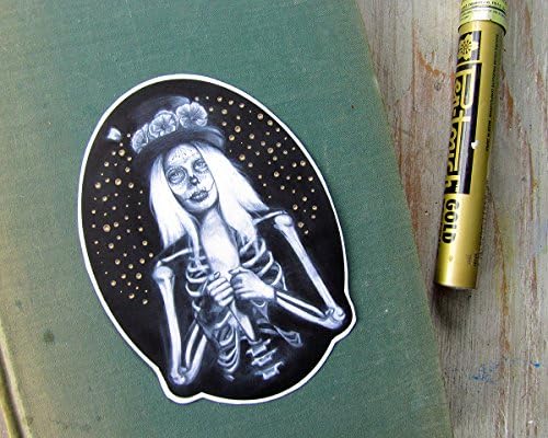 Day of the Dead Sticker Black Parade Waterproof Decal