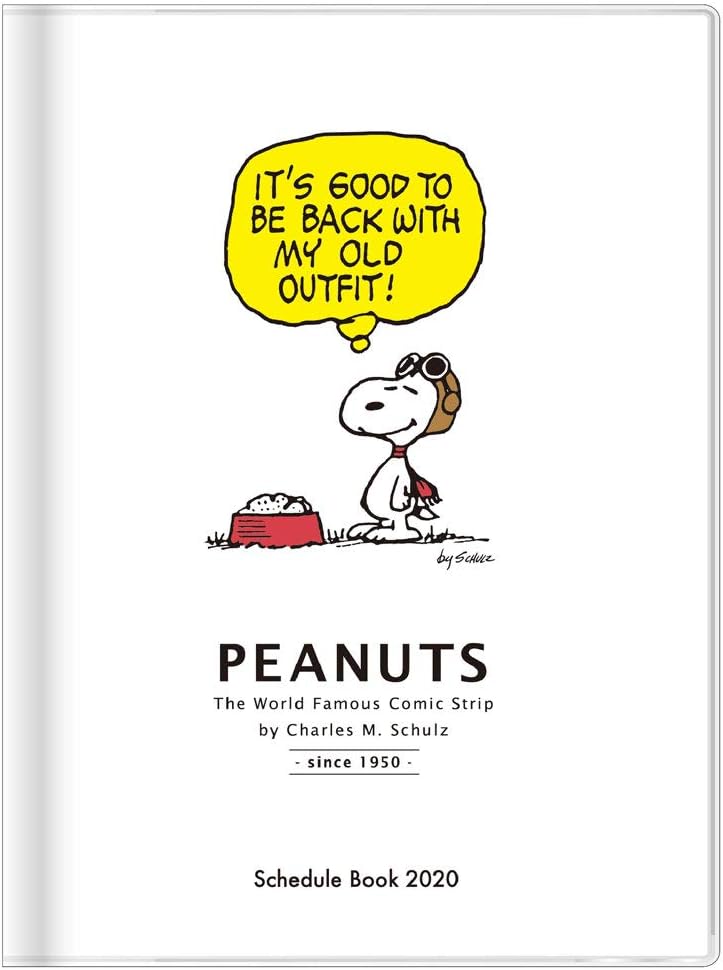 Snoopy Peanuts 2020 Schedule planner book A6 Weekly White S2950243