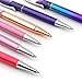 Ballpoint Pens, 6 PCS Pens with Bling Dynamic Liquid Sand Gift Metal Ball Pens for Office Decor Refillable Black Ink