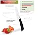 Ceramic Blade Chef Knife – Ultra Sharp 6” Inch White Professional Kitchen Knife – Set of Knife and a Cover – Made of Premium Zirconium Oxide – Comes in a Gift Box – Bonus Free Finger Guard – R-B.S.D