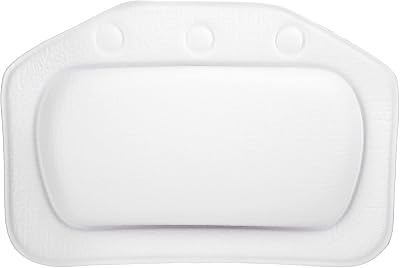 YUET Bath Pillow for Head Neck Soft Foam Padded Anti-slip Bathtub Cushion Spa