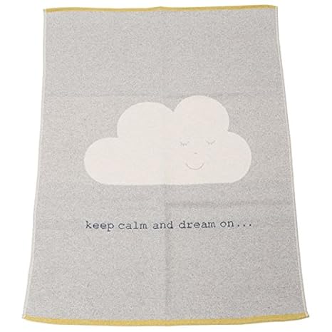 David Fusseneger - Kuscheldecke - ECO Kids Babydecke - Wolke - Filz - 85% Recycling-Baumwolle, 8% Viskose, 7% Polyacryl - 70/