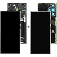 6.8" Original for Samsung S22 Ultra Touch Screen Display Digitizer S22Ultra 5G S908E S908E/DS S908U S908W S908B/DS LCD Screen Replacement (with Black Frame and Back Cover)