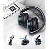 3 IN 1 Headphones Over Ear Wireless headset, [40 Hrs Playtime]Touch Control Bluetooth Headset, Foldable with Stereo Bass…