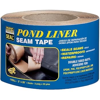 Tite-Seal PLST325 Self Adhesive Double Sided Butyl Pond Seam Tape, 3