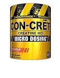 CON-CRET Creatine HCI Micro-Dosing Pre Workout Powder for Muscle Building, Endurance, and Recovery, 48 Servings, Pineapple