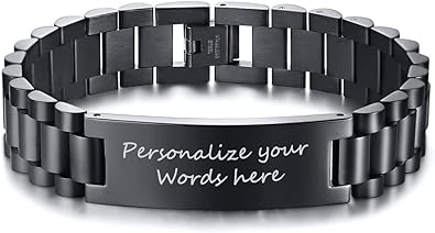 MEALGUET Personalized Son Bracelet 