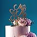 Mr and Mrs Wedding Cake Topper with Customizable Date, Name and Color-D9