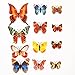 Mudder 3D Butterfly Stickers Wall Stickers for Home, Room Decoration, 24 Pieces, Multi-colors