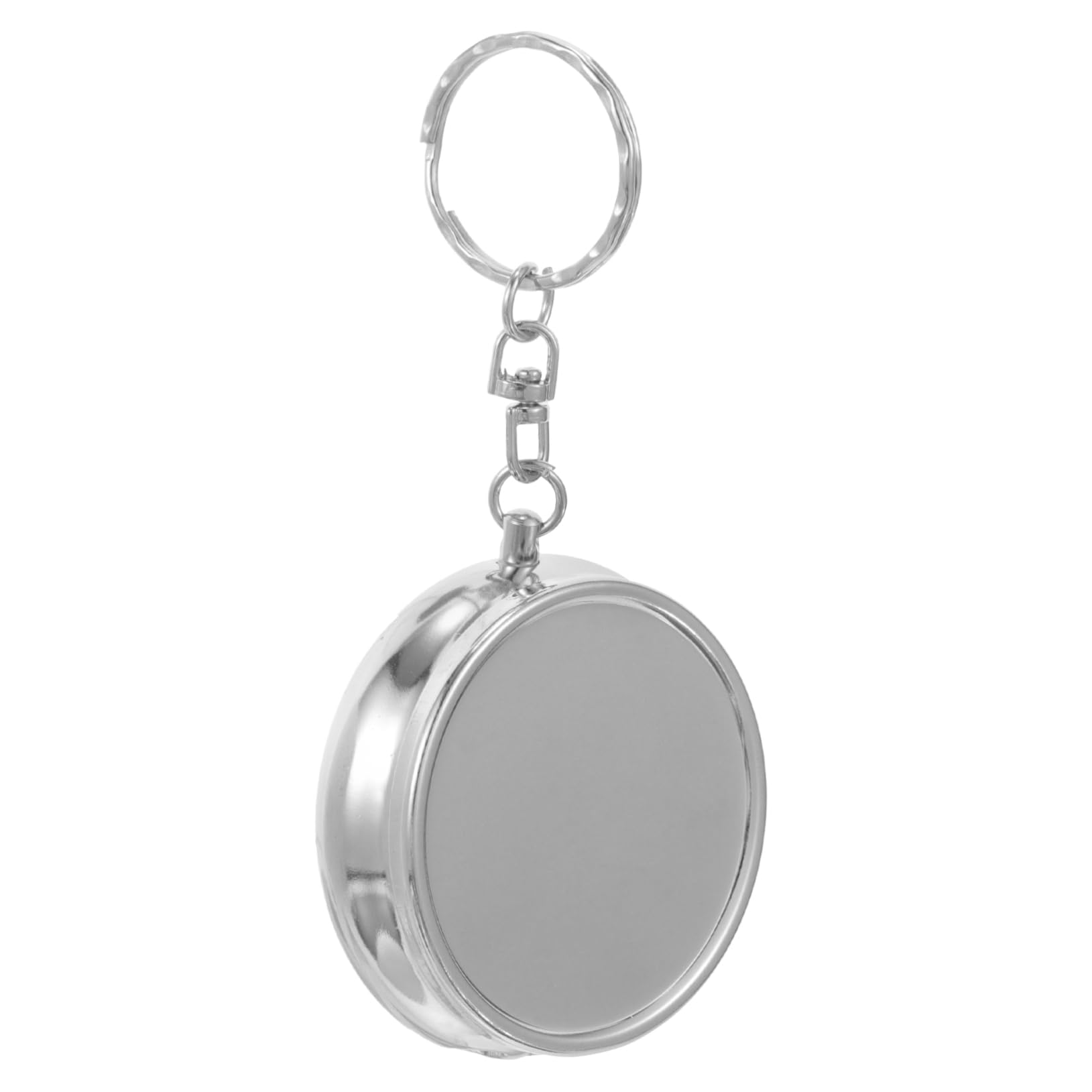 MUSISALY Portable Metal Ashtray Keychain Compact Pocket Ashtray Case with Keyring Mini Storage for Smokers on the Go