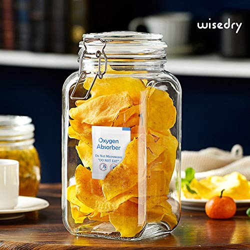 wisedry 300CC [100 Packets, 10 packs of 10] Food Grade Oxygen Absorbers for Long Term Food