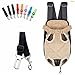 Pet dog legs out front carrier/bag with gift dog leash random