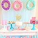 Levfla Donut Grow Up Cake Topper, Dount Themed Party Decoration, Kids Birthday Party Supplies, Made of Double Sided Glitter, Pre-assembled