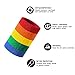 Hoter 6 Inch Sport-Wristband Running-Wrisband Lengthen Thick Unisex Wristband/Sweatband for Tennis Athletic Sports,1PC/2PCS Pack