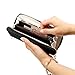 Small Crossbody Bag Cell Phone Purse for Women,Women Wallet Long Clutch Faux Leather Card Holder Fashion Hand Purse Lady Woman Handbag Bag-Black