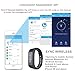 Fitness Tracker,Semaco Wireless Smart Bracelet with OLED Display Bluetooth Pedometer Sleep Monitor Activity Wristband for iPhone Samsung Android and iOS Smartphones (Blue)