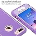 ULAK iPhone 7 Plus Case, iPhone 7 Plus Case Purple, Slim Shockproof Flexible TPU Bumper Case Durable Anti-Slip Slim Front and Back Hard Protective Cover for Apple iPhone 7 Plus 5.5 inch Purple