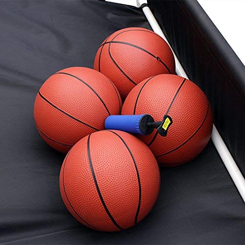 Jeu De Basketball électrique Double Tir HLC Sports - 8 Modes De Jeu, Cadre Acier, 209x204cm