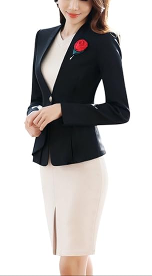 Amazon Heaven Days ヘブンデイズ ワンピーススーツ アンサンブルスーツ ジャケット ワンピース セット スーツ フォーマル 冠婚葬祭 礼服 レディース 1802c0432 ワンピーススーツ 通販