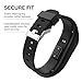 MoKo Band for Fitbit Charge HR, [2 Pack] Premium Soft Rubber Adjustable Replacement Strap for Fitbit Charge HR Fitness Wristband, Large Size, Black & Dark Blue