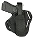 BLACKHAWK 3-Slot Ambidextrous Black Pancake Holster