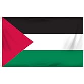 Home and Holiday Flags Palestine Polyester Flag 3' x 5' | 100% Polyester Banner.