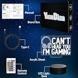 YuanDian 3D Illusion Night Light Gaming Headset 16 Colors Remote USB view 10