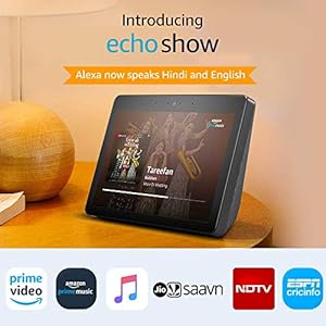 Echo Show – Premium sound and a vibrant 10.1″ HD screen – Black