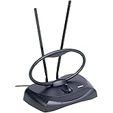 RCA ANT121Z Durable Passive Indoor Antenna Black