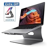 Laptop Stand, Bestand Macbook Cooling Stand & Cell Phone Stand iPhone Stand Sales Mix, Grey (Patented)