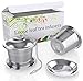 Meshberry Total Tea Infuser - Best Stainless Steel Strainer & Steeper for Loose Leaf Tea - Set of 2 - with drip trays - in gift box