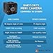Cop Cam Spy Hidden Camera - Cameras for Indoor or Outdoor Surveillance - Mini Nanny Home Office or Car Video Recorder with 1080p HD Recording and Night Vision Wireless, No WiFi Needed