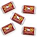 Big Dot of Happiness Chinese New Year - Mini Candy Bar Wrapper Stickers - 2026 Year of the Horse Small Favors - 40 Count