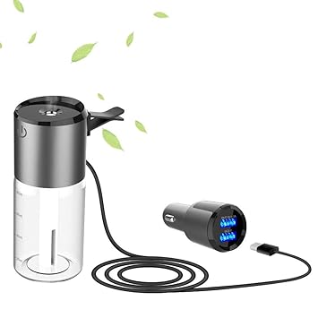 Una1Ellis - Humidificador portátil para coche con difusor de ...