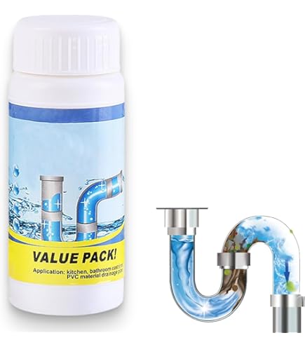 1·3x Fast Drain Remover Hot Sink Pipe Dredge Bomb Toilet Quick FoamingCleaner, E - Foto 13