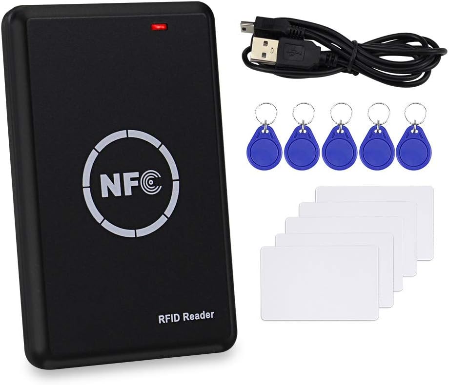Dongyang NS106 Contactless 125KHz 13.56MHz Smart Card Reader Support Write Full/Semi Encryption USB Programmer Copier/Duplicator with T5577 Tag UID Card