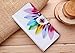 Case for iPhone SE 5 5S, xhorizon ?FLK Simple Floral Beautiful Colorful Flower Magnetic Flip Leather Case for iPhone 5 5S / iPhone SE (2016)