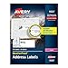 Avery Waterproof Printable Address Labels with Sure Feed, 1-1/3