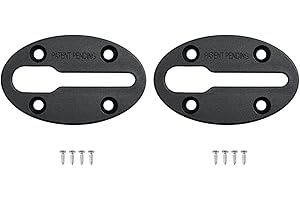 2set Kayak Slide Track Rails Bracket Kayak Accessories Mount Track for Fishing Rod Holder, Fish Fider, Cup Holder Fishing Rod