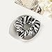 silk satin hair scrunchies set of 2 zebra printing