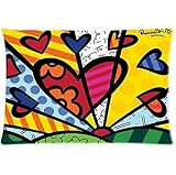 Unique Design FUNNY Romero Britto Rectangle Pillow Case 20x30 Inch(Twin sides) Pillowcase Gift Idea