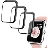 smaate 3D Screen Protector for P22, Compatible with Smartwatch P22 Donerton Popglory CanMixs Kalinco 1.4”, WZWNEER BANLVS DXP