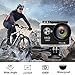YELIN Action Camera 1080P Waterproof Sport Camera HD Camcorder Underwater Camera with 2 Inch LCD Screen/170 Wide Angle Lens/2 Rechargeable Batteries (Black)