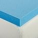 ZINUS 2 Inch Green Tea Cooling Gel Memory Foam Mattress Topper, Cooling Gel Foam, CertiPUR-US Certified, Queen, Blue