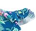 Girls Two Piece Bikini Swimsuit Floral Ruffle Swimwear Flounce Bathing Suit Set