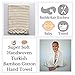 The Loomia Turkish Hand Towel (Set of 2) Deniz Handwoven Series (Bamboo Cotton, Size 19