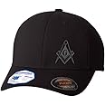 Flexfit Left Side Panel Mason Gray Thread Embroidery Hats for Men & Women